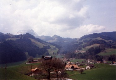Scenic view near Gruyres, Switzerland