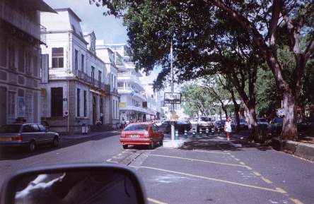 Street scene in Fort-de-France, Martinique