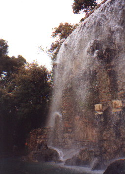Waterfall at le Chteau, Nice, France