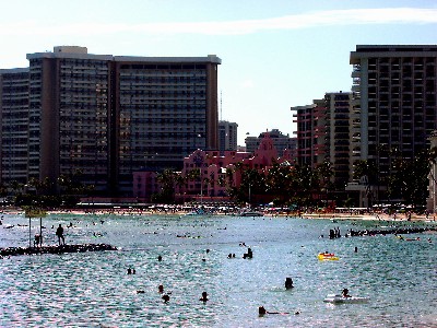 Royal Hawaiian Hotel, Waikiki Beach