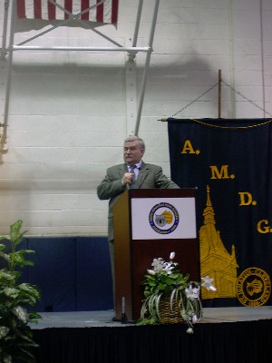 Lech Walesa at Saint Ignatius High School (Jan. 23, 2002)
