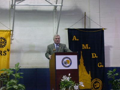 Lech Walesa at Saint Ignatius High School (Jan. 23, 2002)